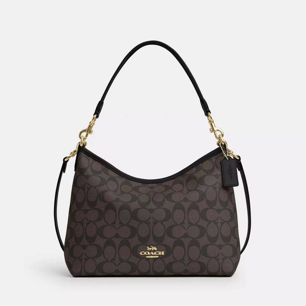 C.O.A.C.H  Laurel Shoulder Bag In Signature Canvas