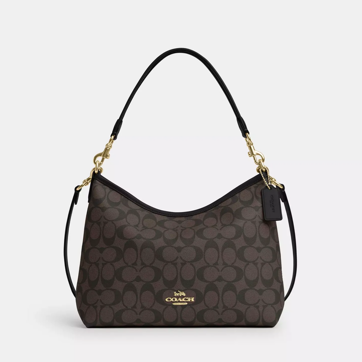 C.O.A.C.H  Laurel Shoulder Bag In Signature Canvas