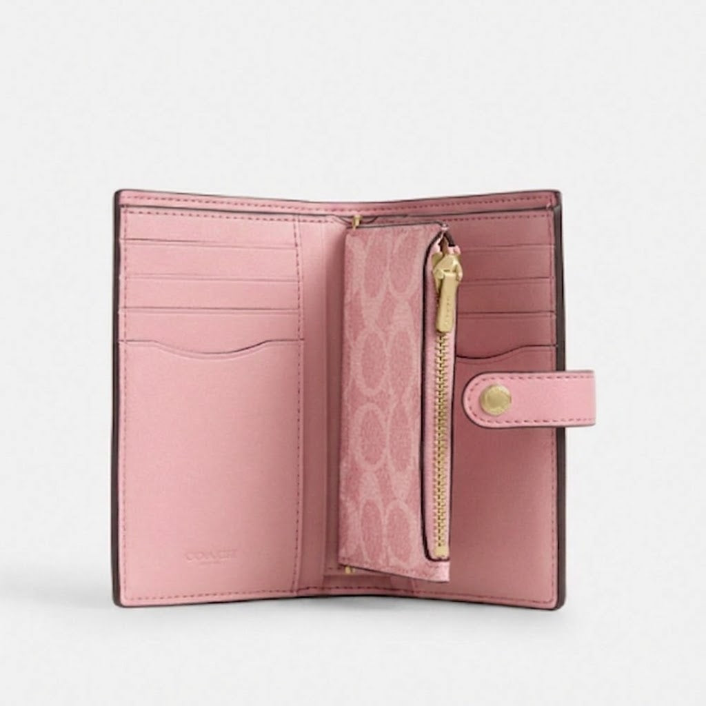 C.O.A.C.H 2-IN-1 WALLET IN BLOCKED SIGNATURE CANVAS