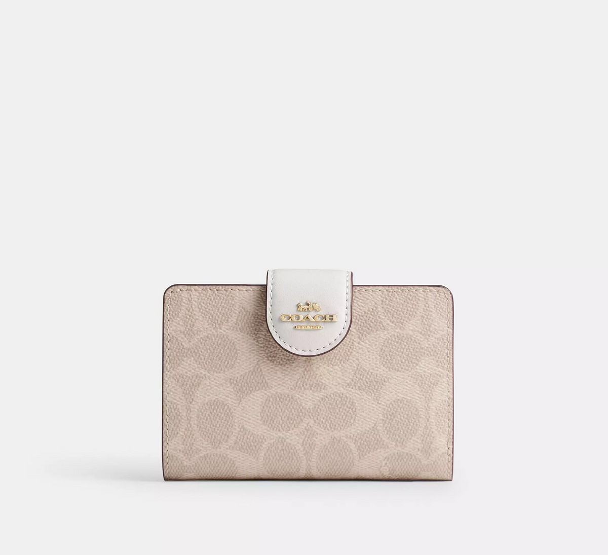 C.O.A.C.H Medium Corner Zip Wallet in Signature Canvas
