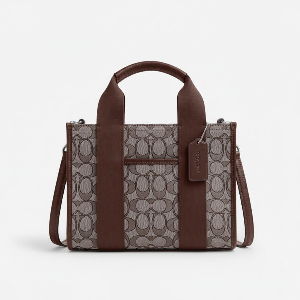 C.O.A.C.H Smith Tote Bag 24 In Signature Jacquard