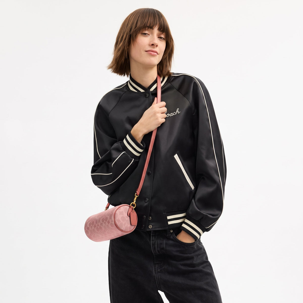C.O.A.C.H Barrel Bag In Signature Canvas