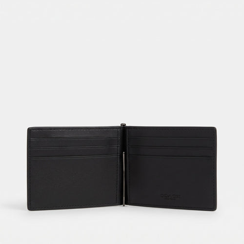 C.O.A.C.H  Slim Money Clip Billfold Wallet In