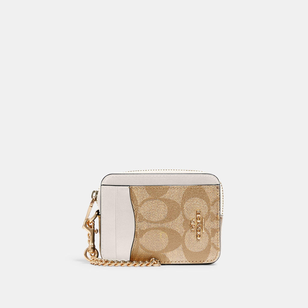 C.O.A.C.H Zip Card Case