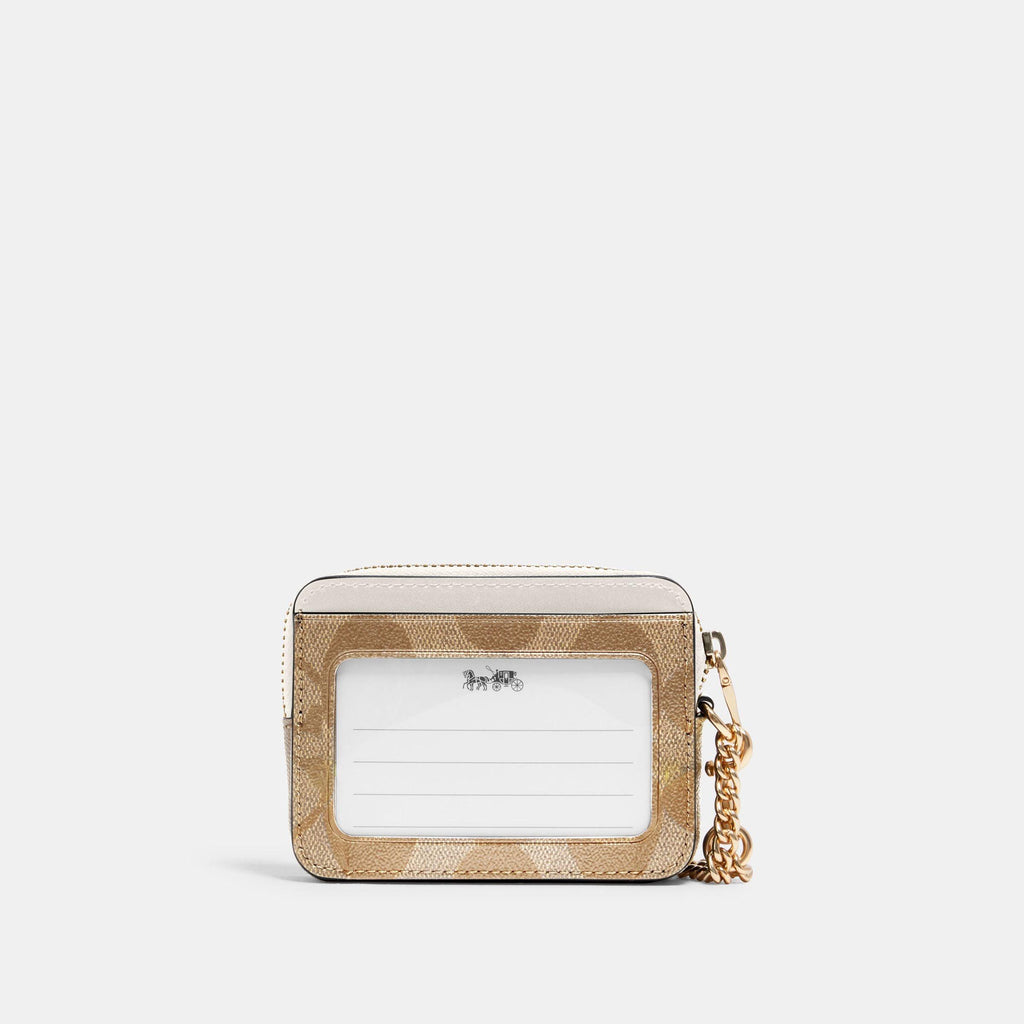 C.O.A.C.H Zip Card Case