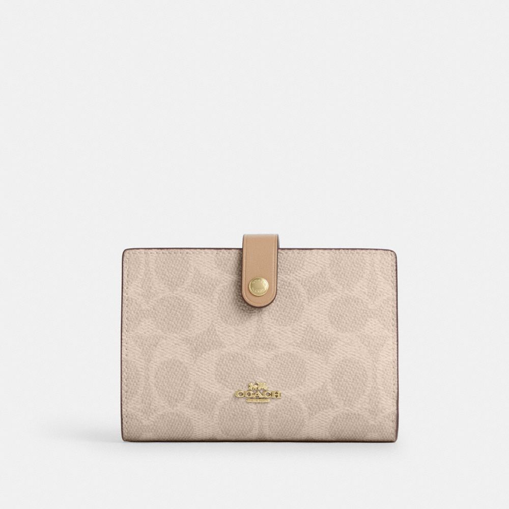 C.O.A.C.H 2-IN-1 WALLET IN BLOCKED SIGNATURE CANVAS