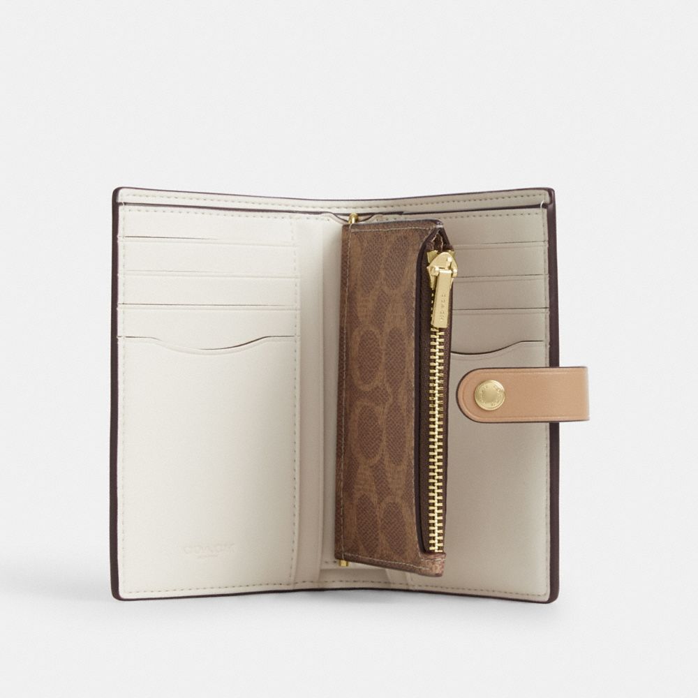 C.O.A.C.H 2-IN-1 WALLET IN BLOCKED SIGNATURE CANVAS