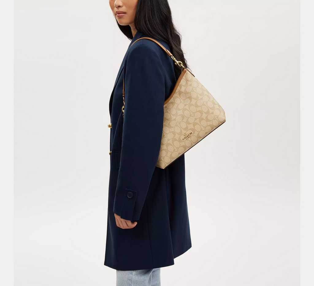 C.O.A.C.H  Laurel Shoulder Bag In Signature Canvas
