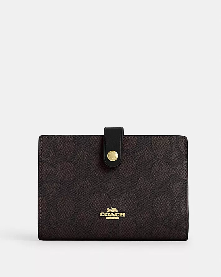 C.O.A.C.H 2-IN-1 WALLET IN BLOCKED SIGNATURE CANVAS