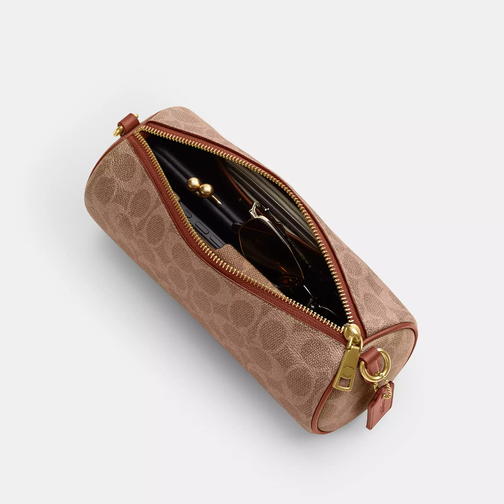 C.O.A.C.H Barrel Bag In Signature Canvas