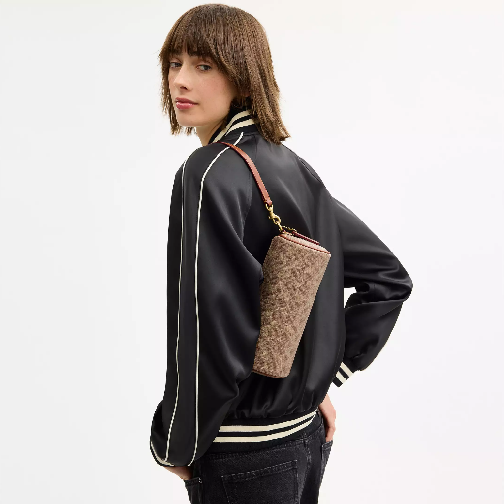 C.O.A.C.H Barrel Bag In Signature Canvas