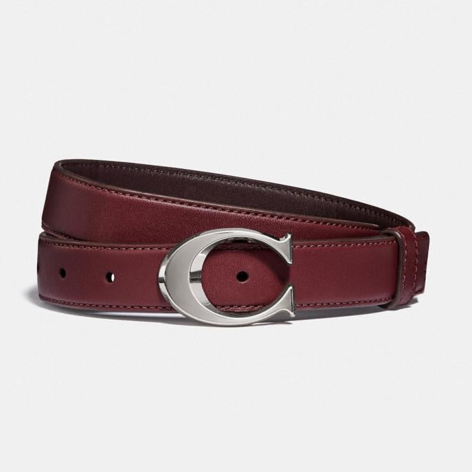 C.O.A.C.H Signature Buckle Belt