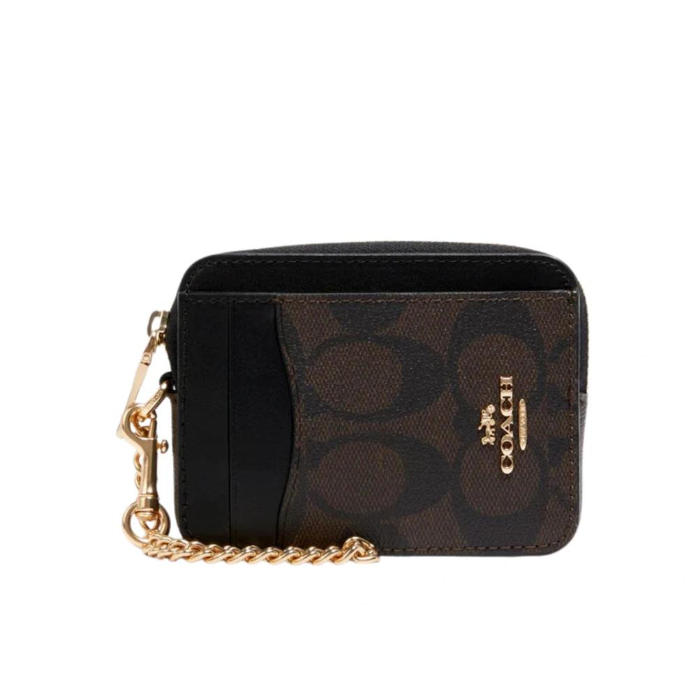 C.O.A.C.H Zip Card Case