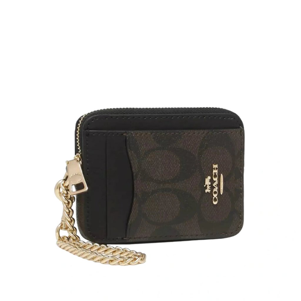 C.O.A.C.H Zip Card Case